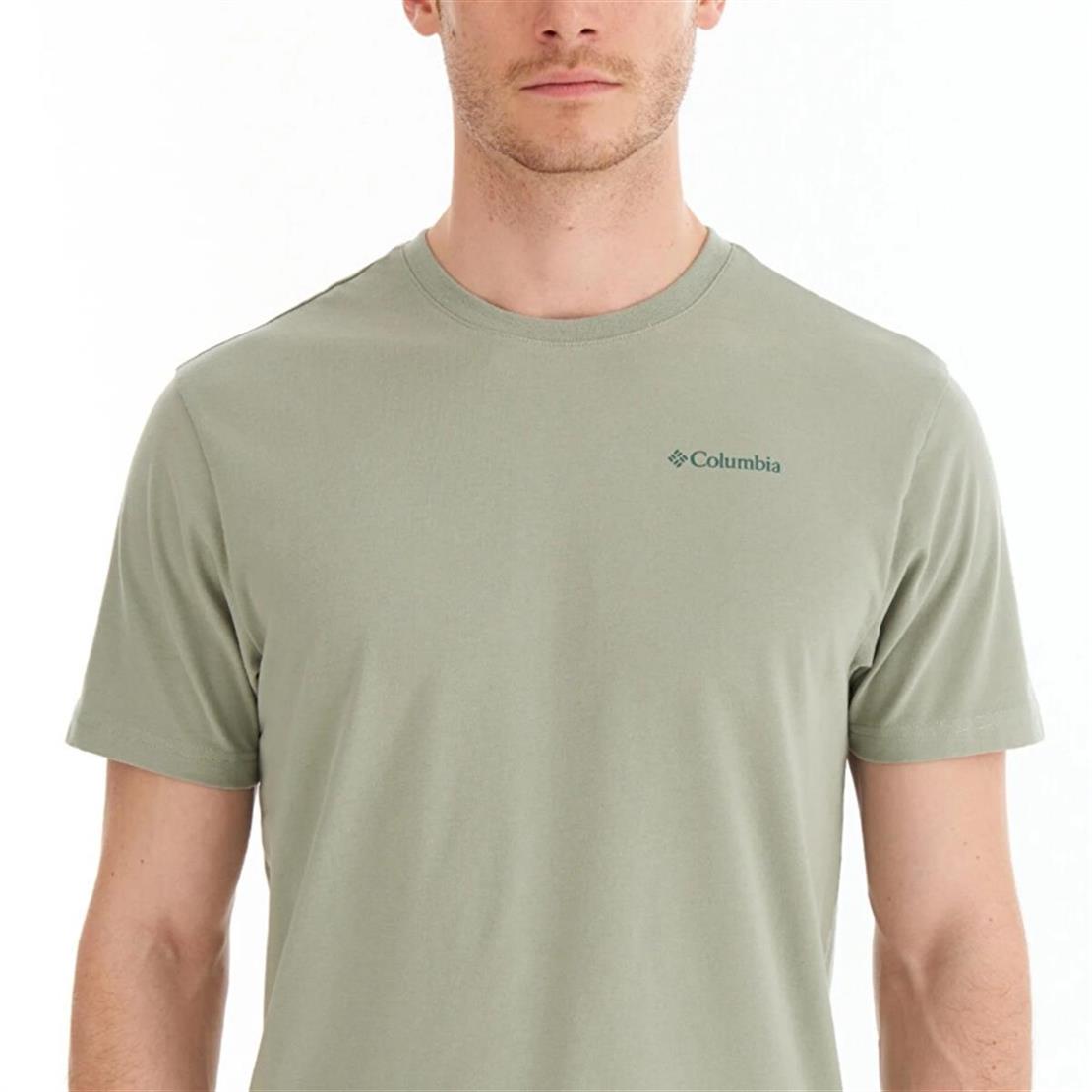 COLUMBIA CS0282 CSC M BASIC SM LOGO BRUSHED SS TEE