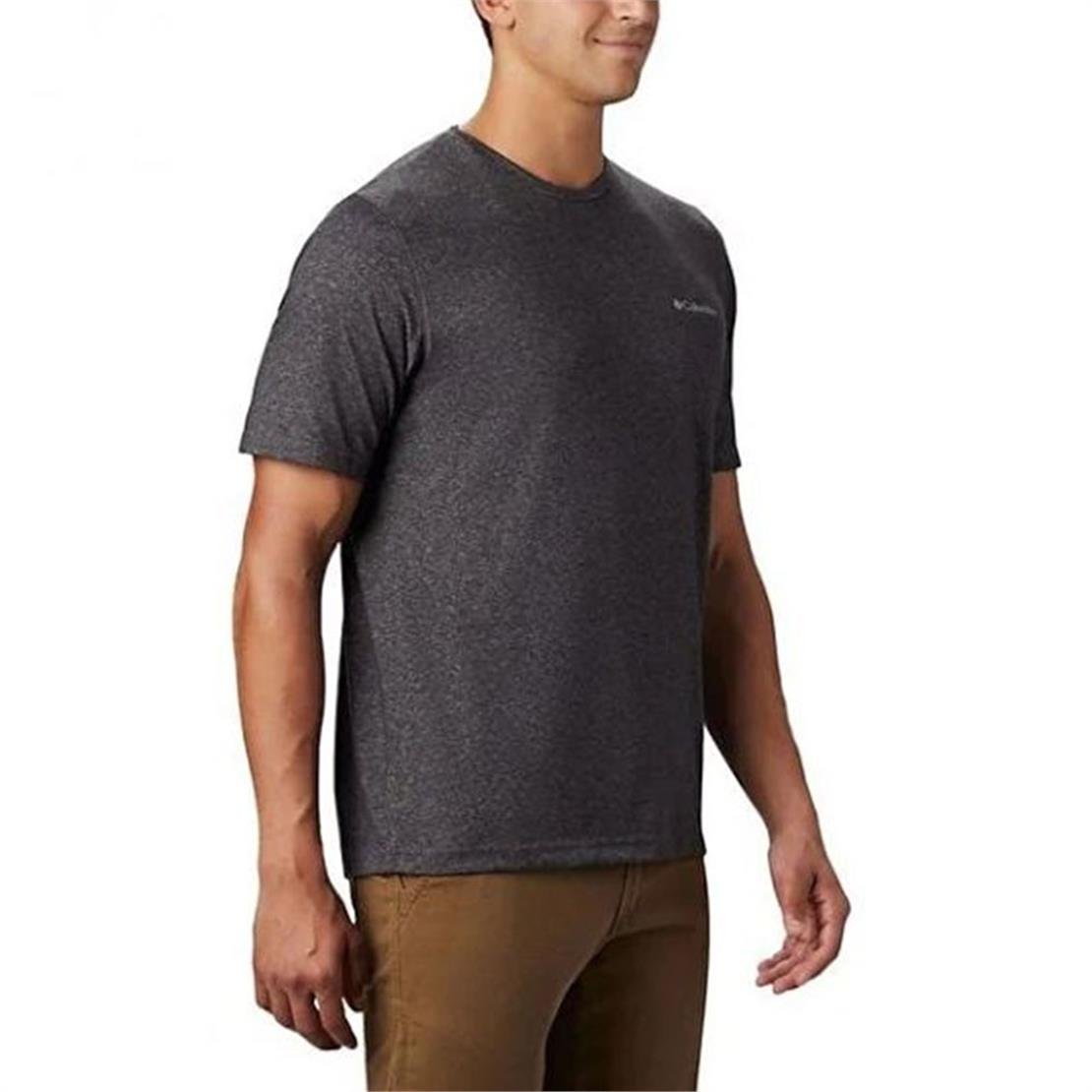 COLUMBIA CS0282 CSC M BASIC SM LOGO BRUSHED SS TEE