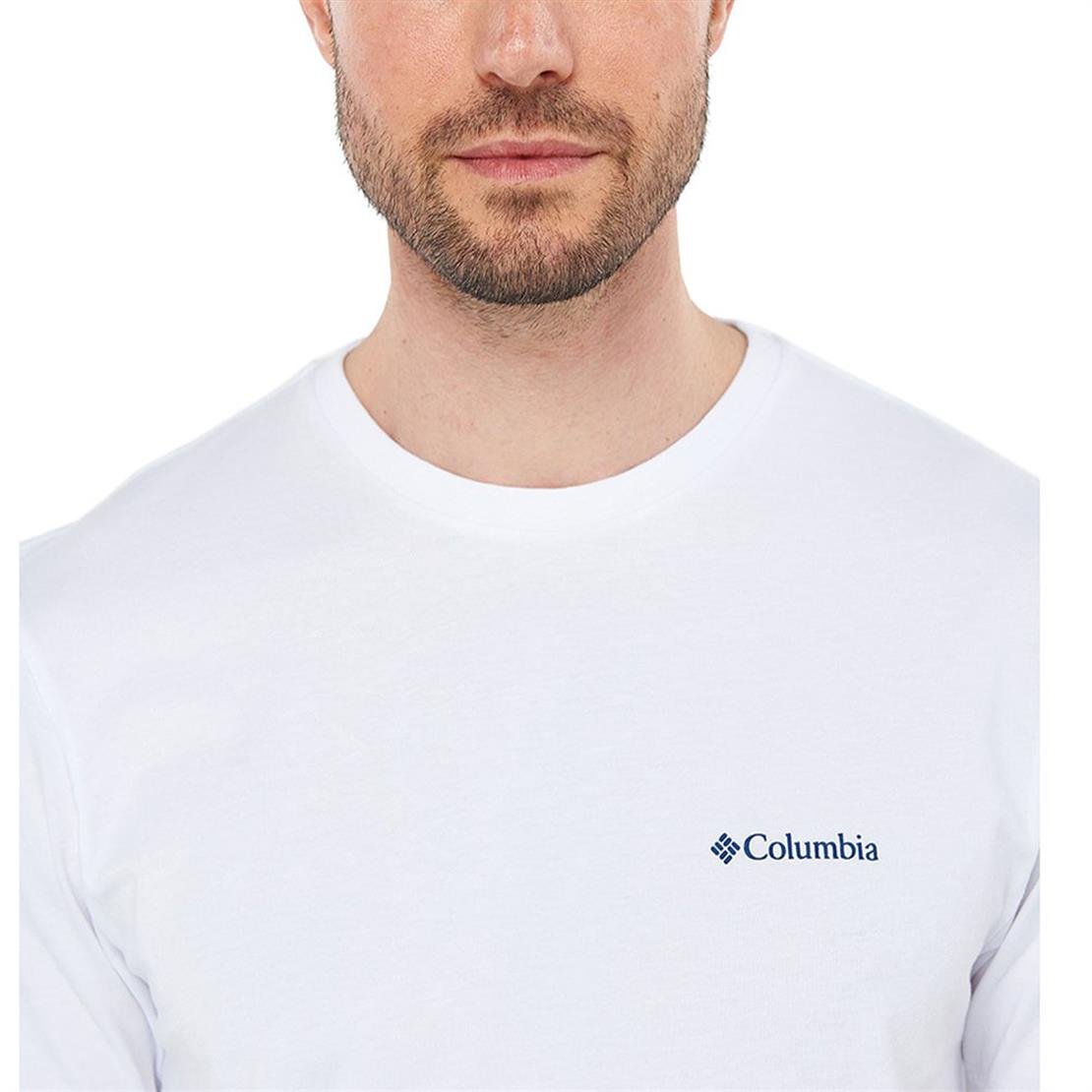 COLUMBIA CS0282 CSC M BASIC SM LOGO BRUSHED SS TEE