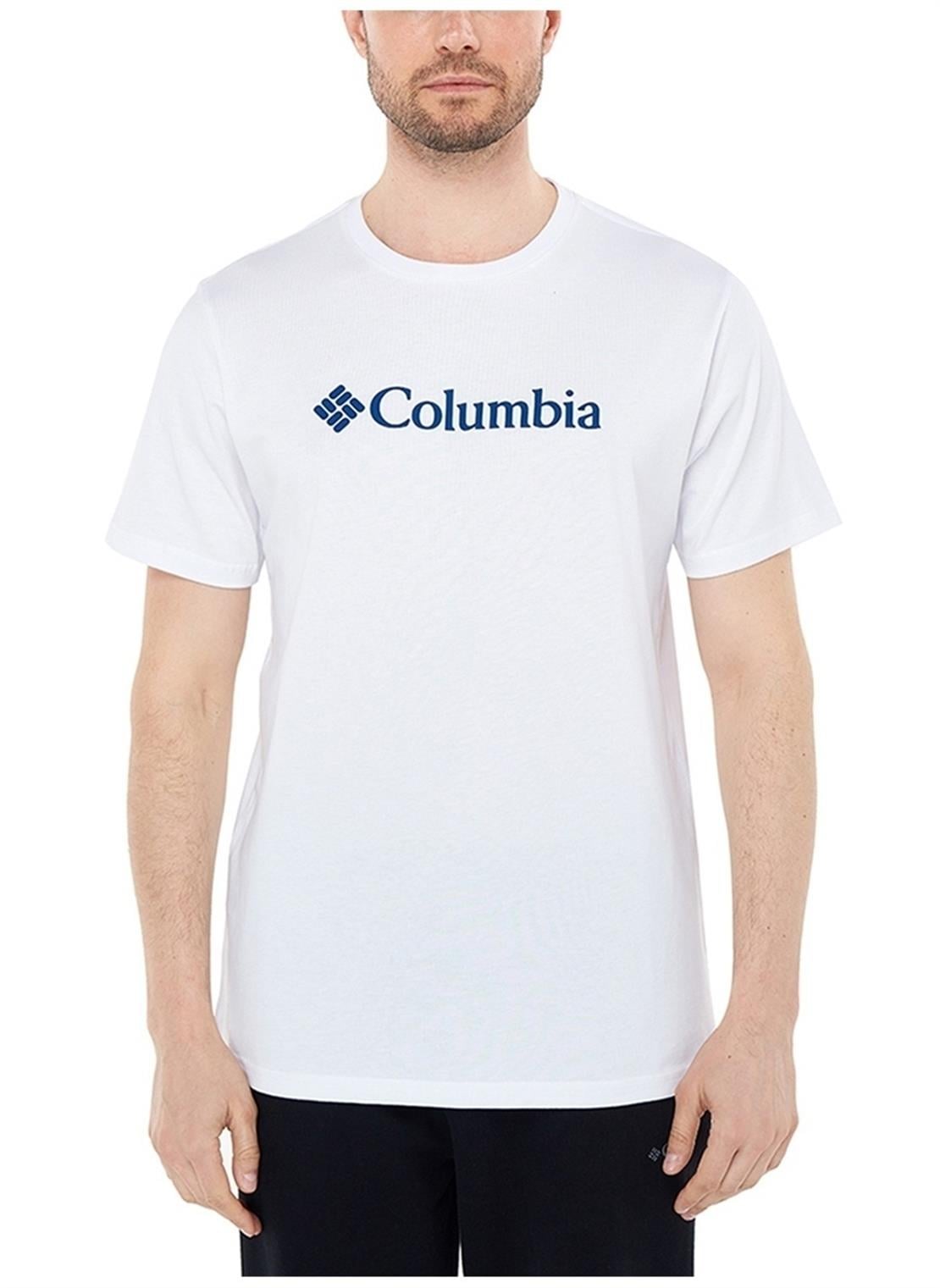 COLUMBIA CS0287 CSC M BASIC BIG LOGO BRUSHED SS TEE