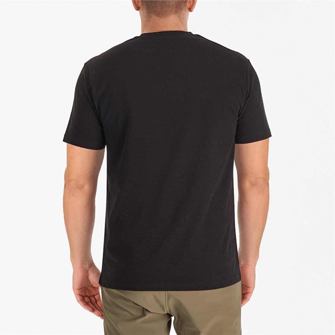 COLUMBIA CS0288 CSC M BASIC SM LOGO BRUSHED V NECK SS TEE