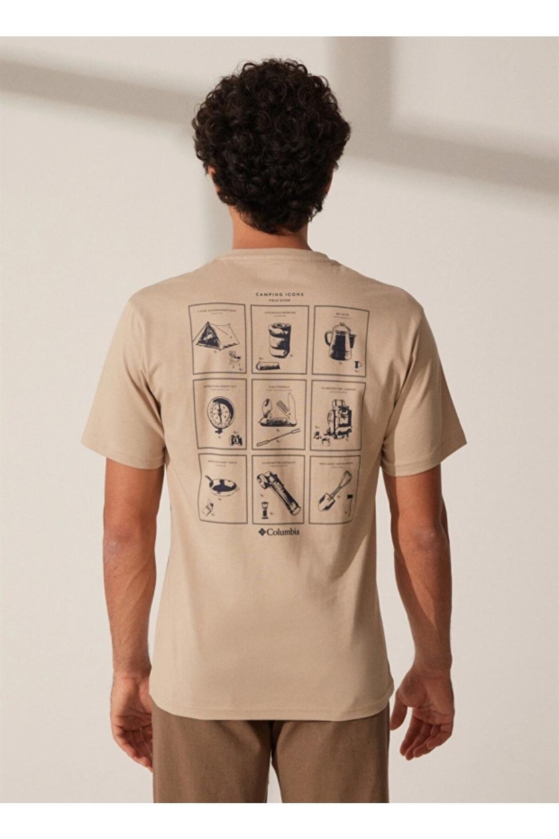 COLUMBIA CS0307 CSC M CAMPSITE ICONS SS TEE