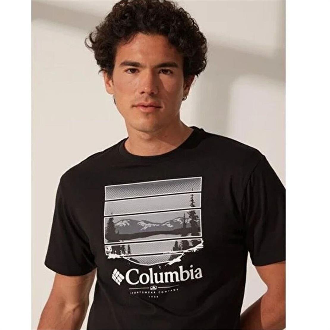 COLUMBIA CS0344 CSC M LINEAR RANGE SS TEE Modeli Tişört