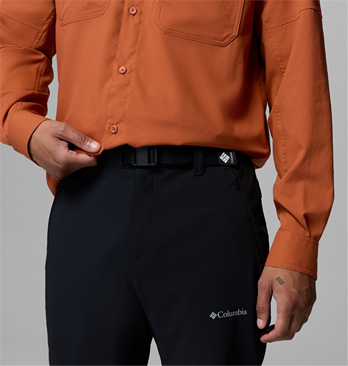 COLUMBIA Essential Hike Brushed Back Erkek Pantolon Pantolon Modeli ERKEK