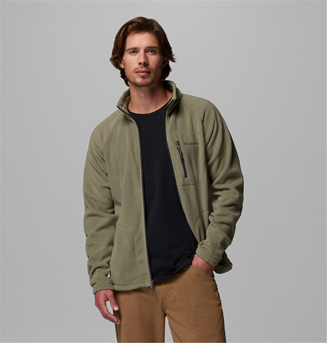 COLUMBIA Fast Trek II Erkek Tam Fermuarlı  Polar Üst Sweatshirt Modeli ERKEK