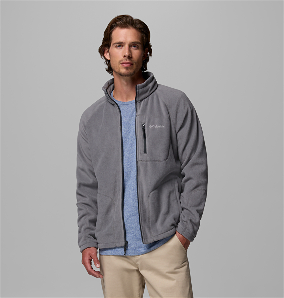 COLUMBIA Fast Trek II Erkek Tam Fermuarlı  Polar Üst Sweatshirt Modeli ERKEK