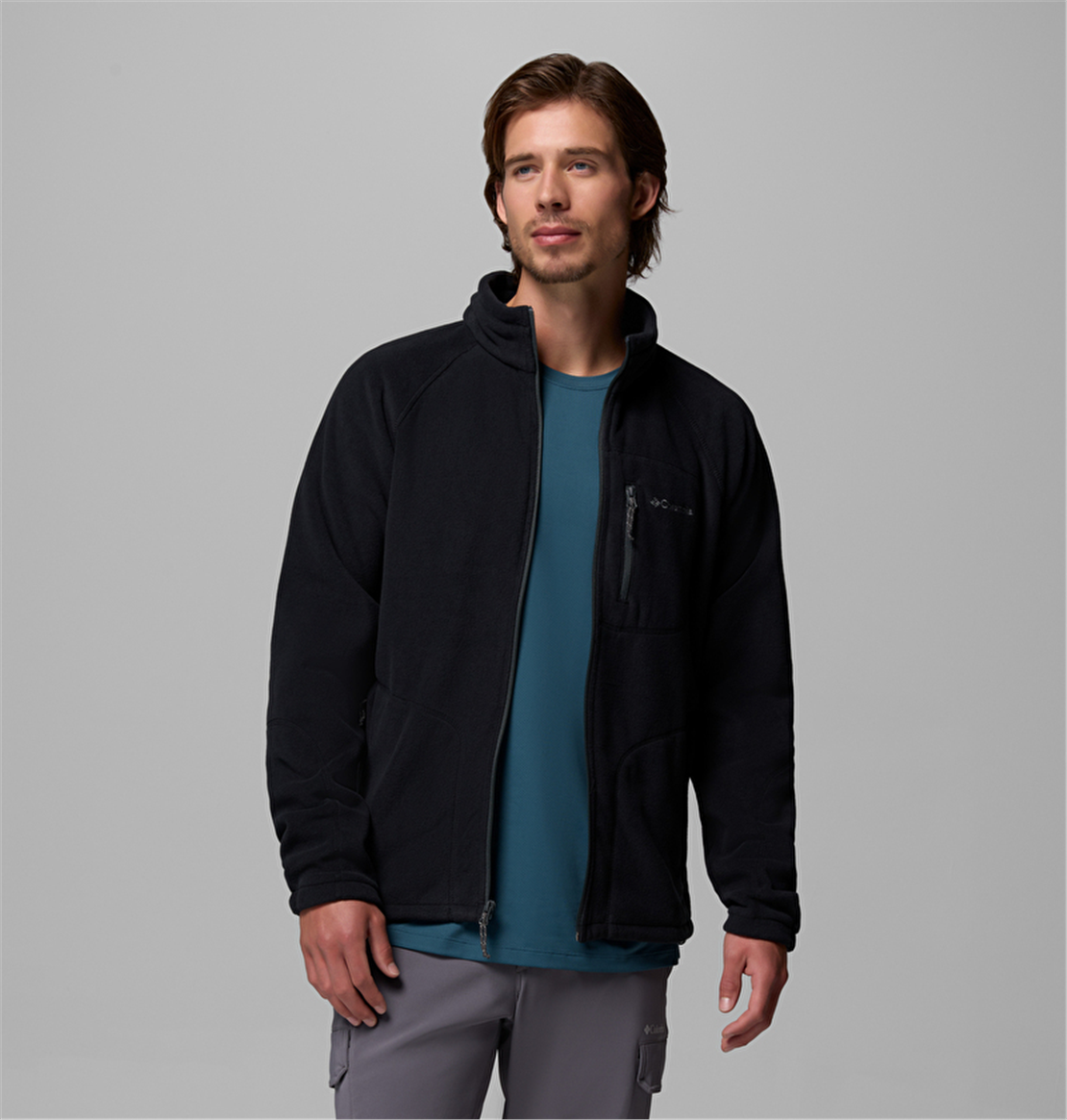 COLUMBIA Fast Trek II Erkek Tam Fermuarlı  Polar Üst Sweatshirt Modeli ERKEK