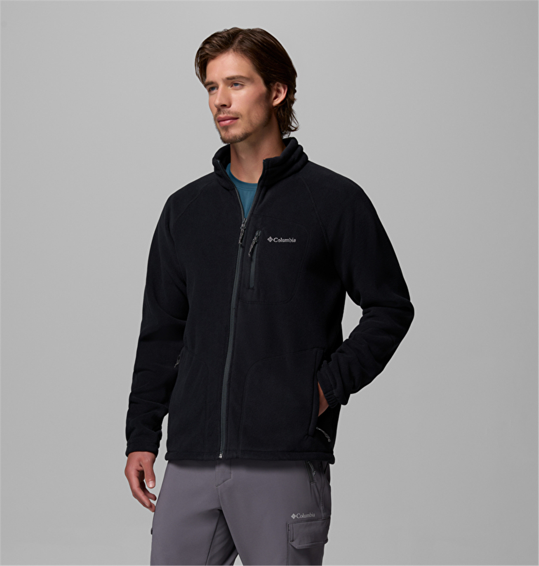 COLUMBIA Fast Trek II Erkek Tam Fermuarlı  Polar Üst Sweatshirt Modeli ERKEK