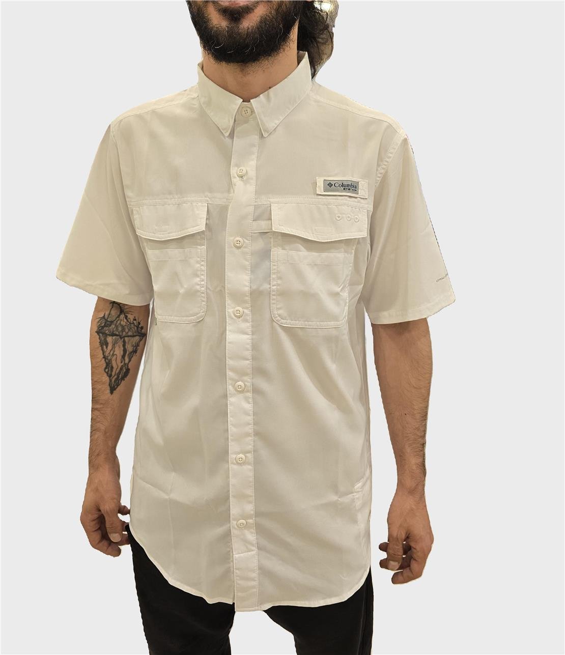 COLUMBIA FM4720 BLOOD AND GUTS V SS SHIRT Gömlek Modeli ERKEK