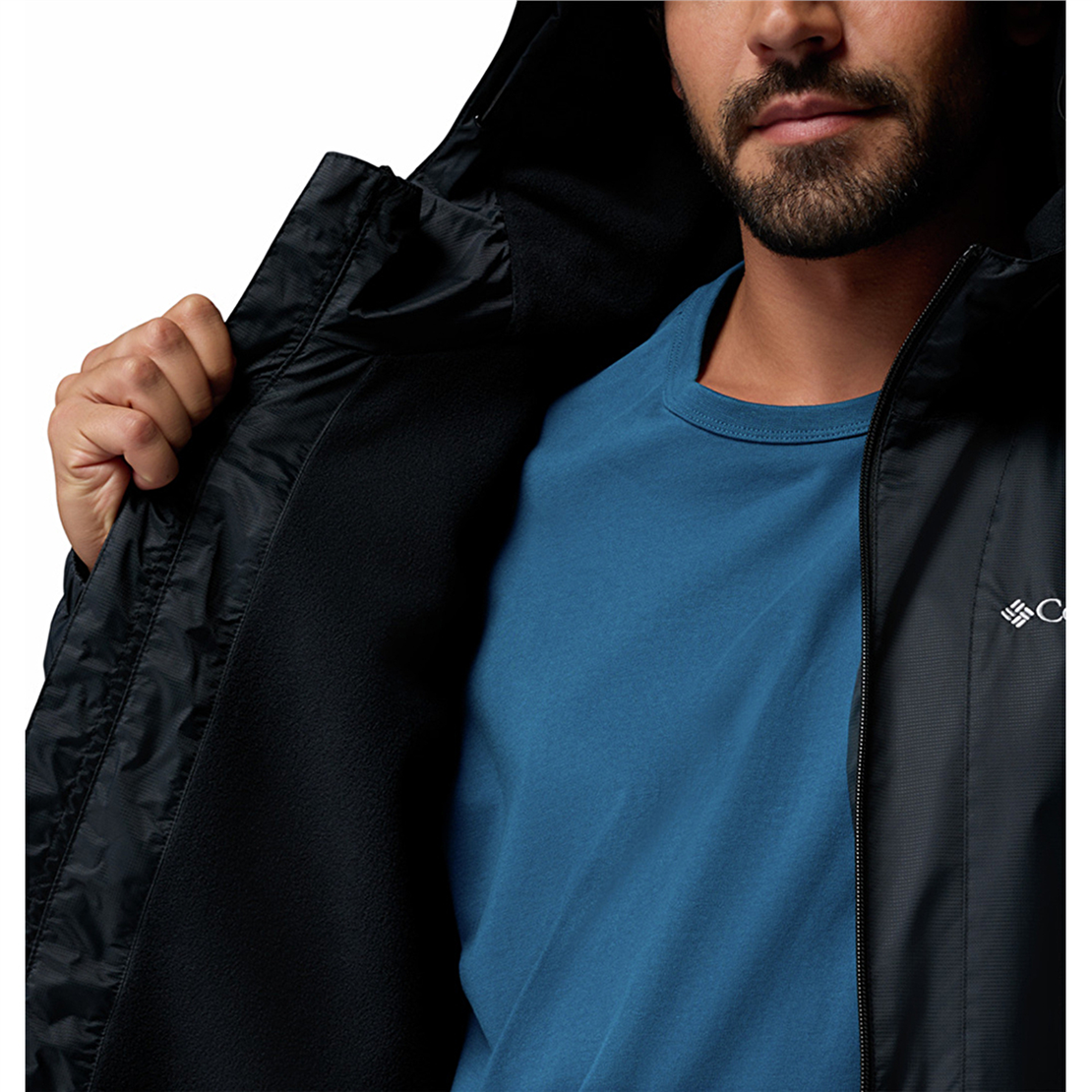 COLUMBIA Glenbrook Bend Fleece Lined Erkek Yağmurluk Yağmurluk Modeli ERKEK
