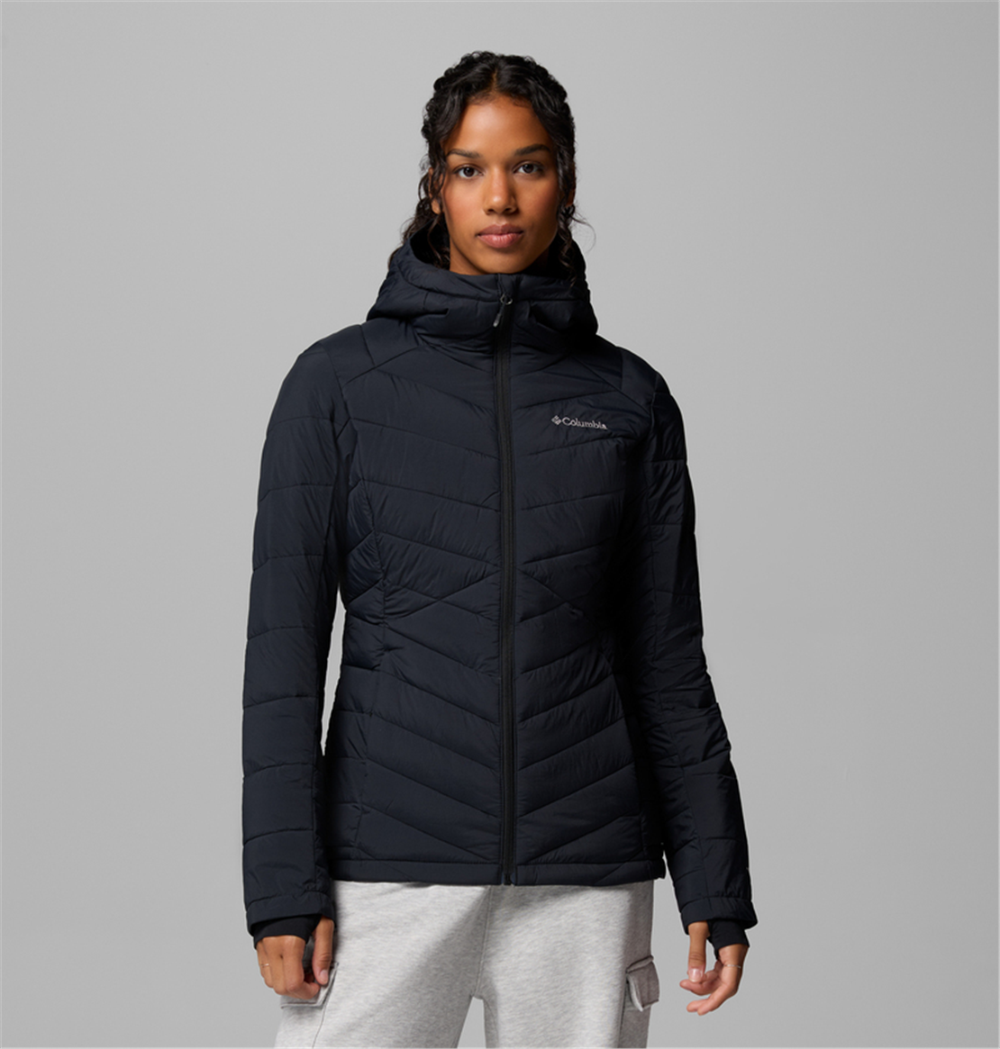 COLUMBIA Joy Peak II Kapüşonlu Kadın Mont Ceket Mont Modeli KADIN