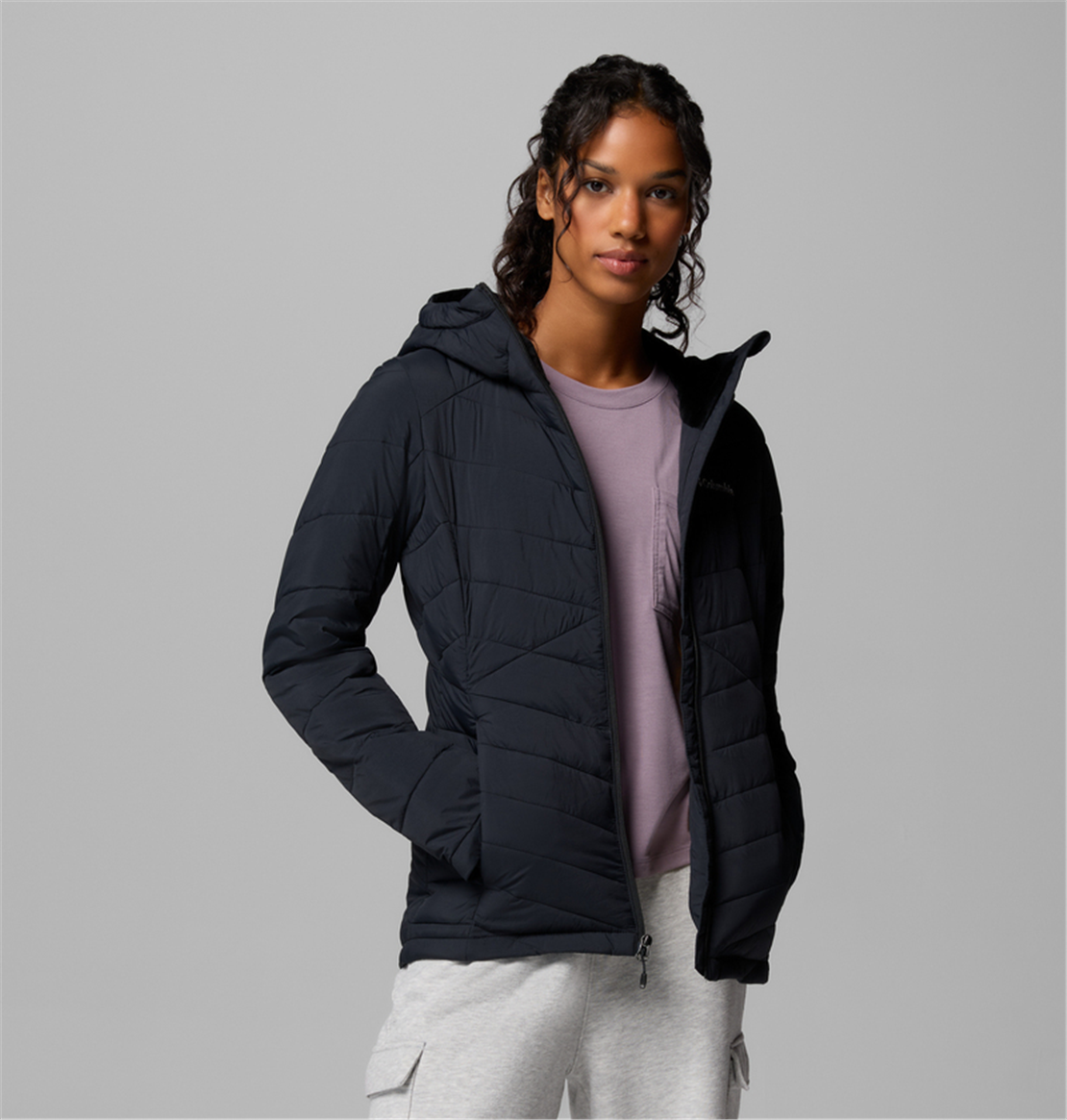 COLUMBIA Joy Peak II Kapüşonlu Kadın Mont Ceket Mont Modeli KADIN