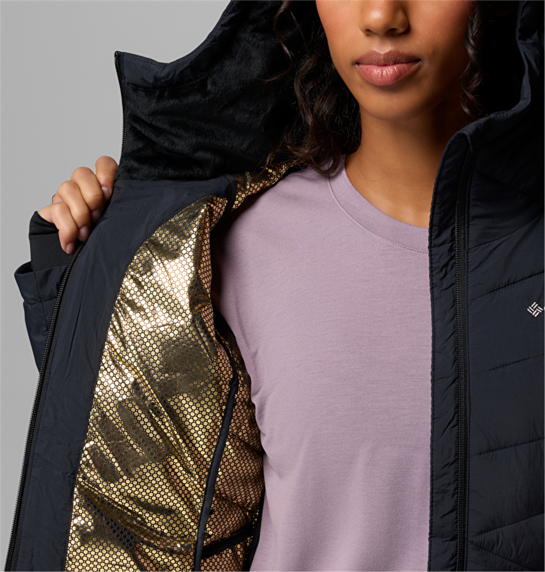 COLUMBIA Joy Peak II Kapüşonlu Kadın Mont Ceket Mont Modeli KADIN