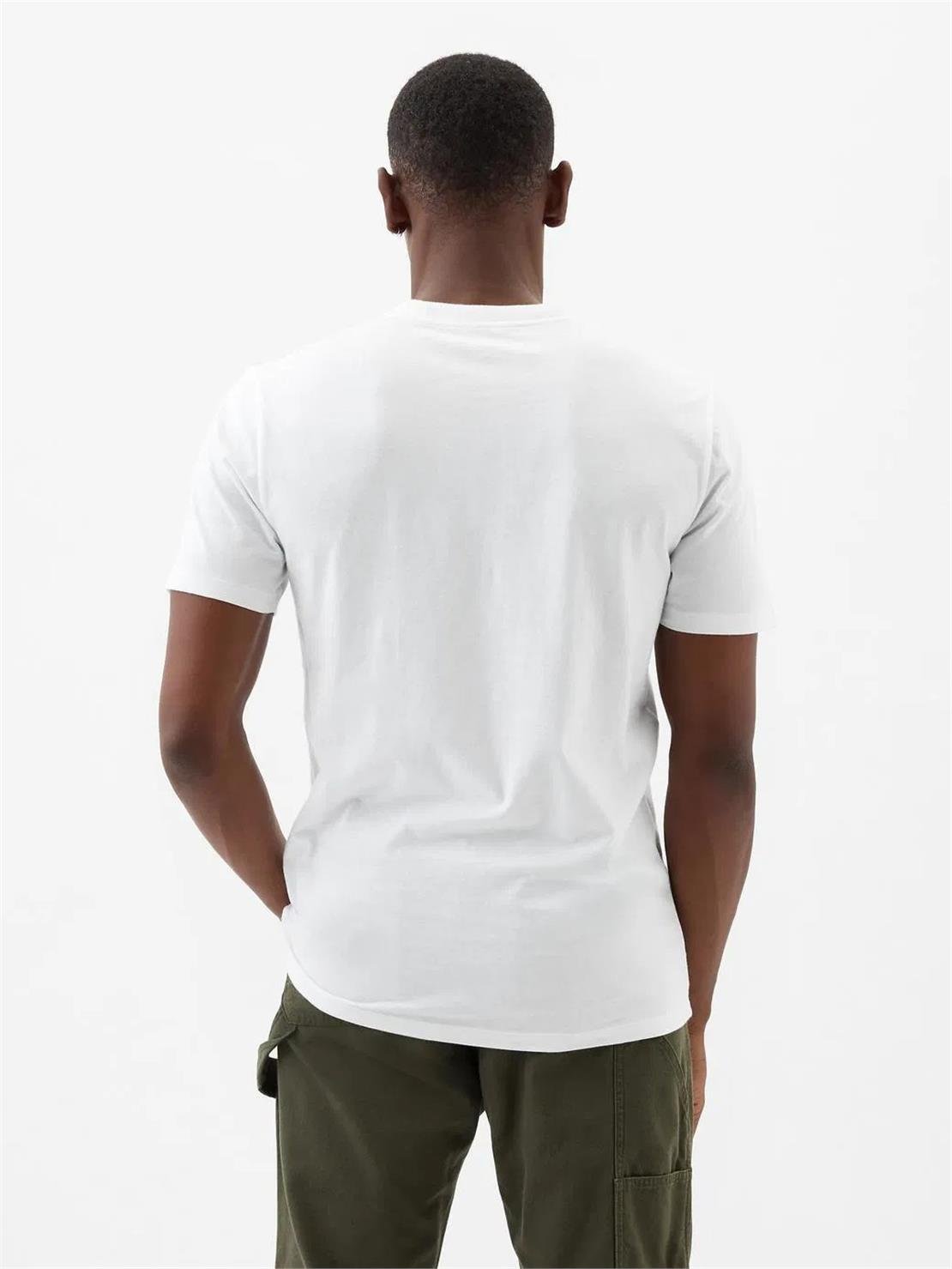 GAP V-EVERYDAY SOFT BASIC LOGO T Tişört Modeli ERKEK