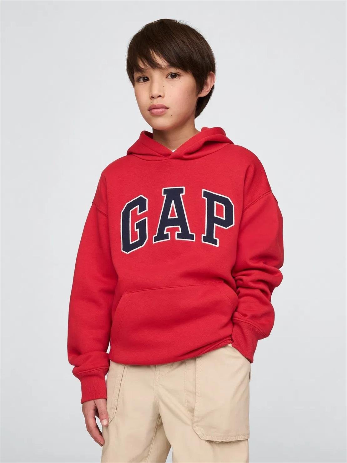 GAP V-FRCH FT BAS HERITAGE LOGO PO Sweatshirt Modeli ÇOCUK
