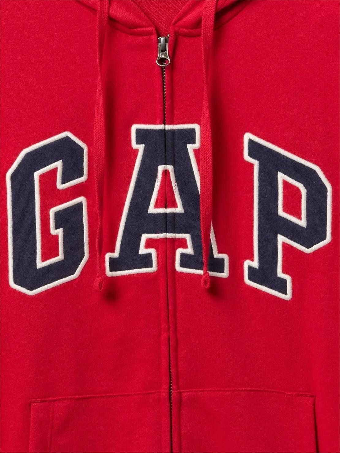 GAP V-FRCH FT HERITAGE LOGO FZ Sweatshirt Modeli ERKEK