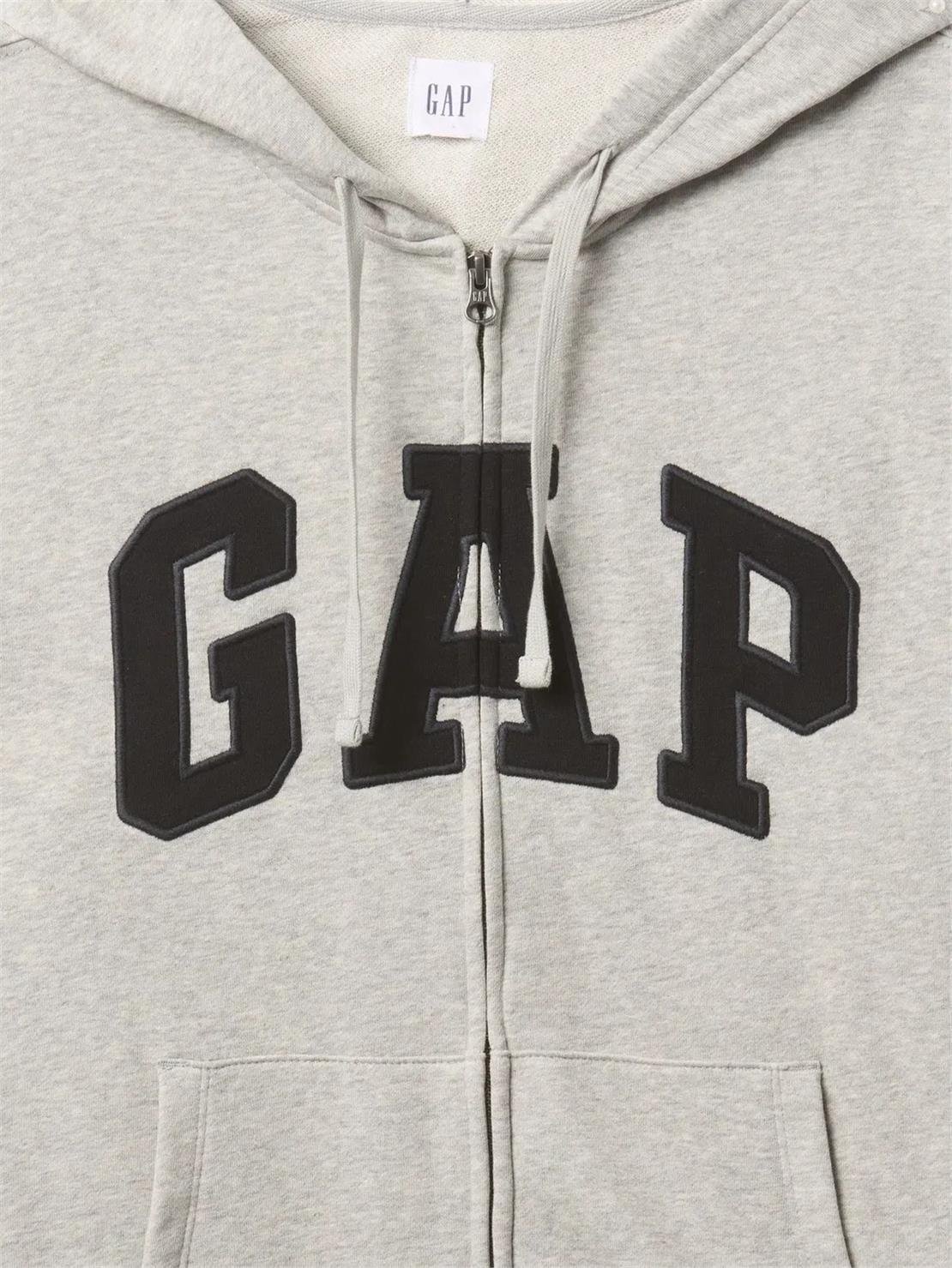 GAP V-FRCH FT HERITAGE LOGO FZ Sweatshirt Modeli ERKEK