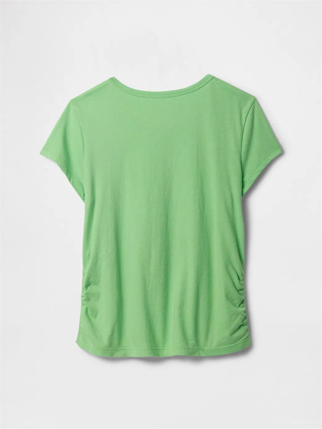 GAP V-LOGO SIDE RUCHED TEE Tişört Modeli ÇOCUK