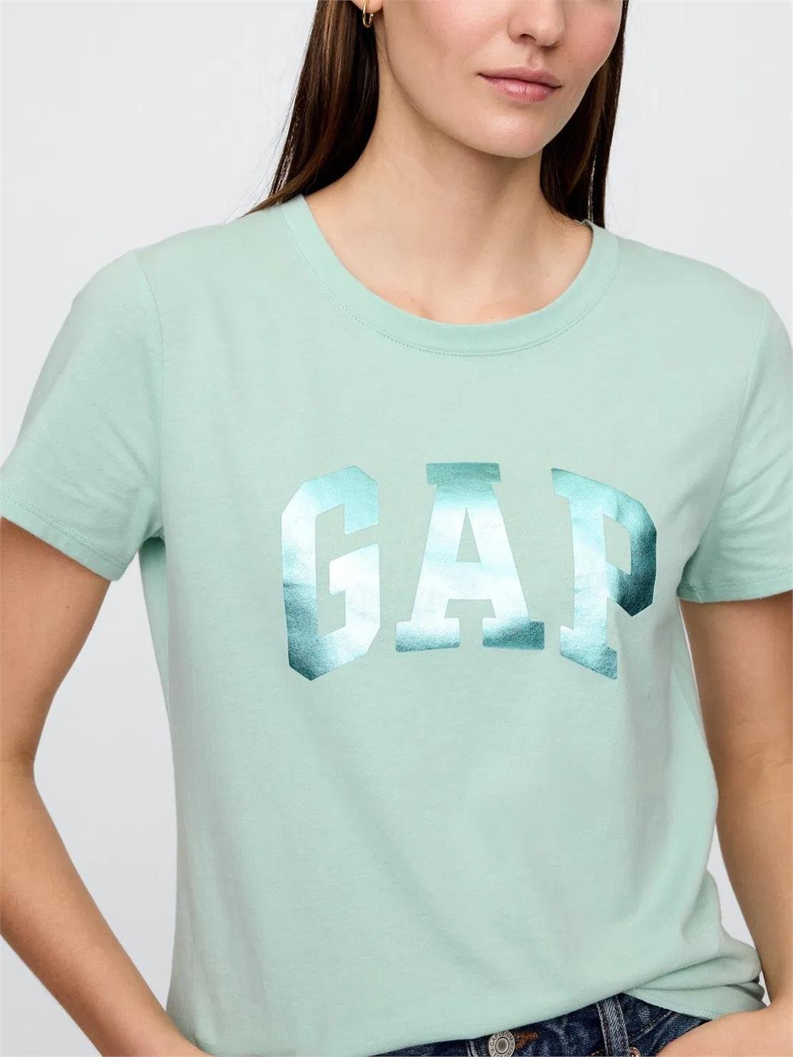 GAP V-SS LOGO CLASSIC TEE Tişört Modeli KADIN