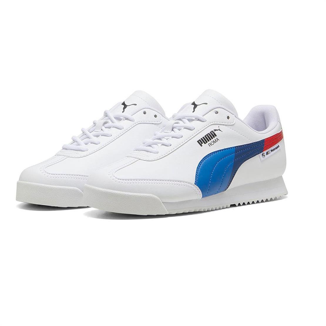PUMA BMW MMS Roma Via-PUMA White-Warm White Günlük Spor Ayakkabı Modeli ERKEK
