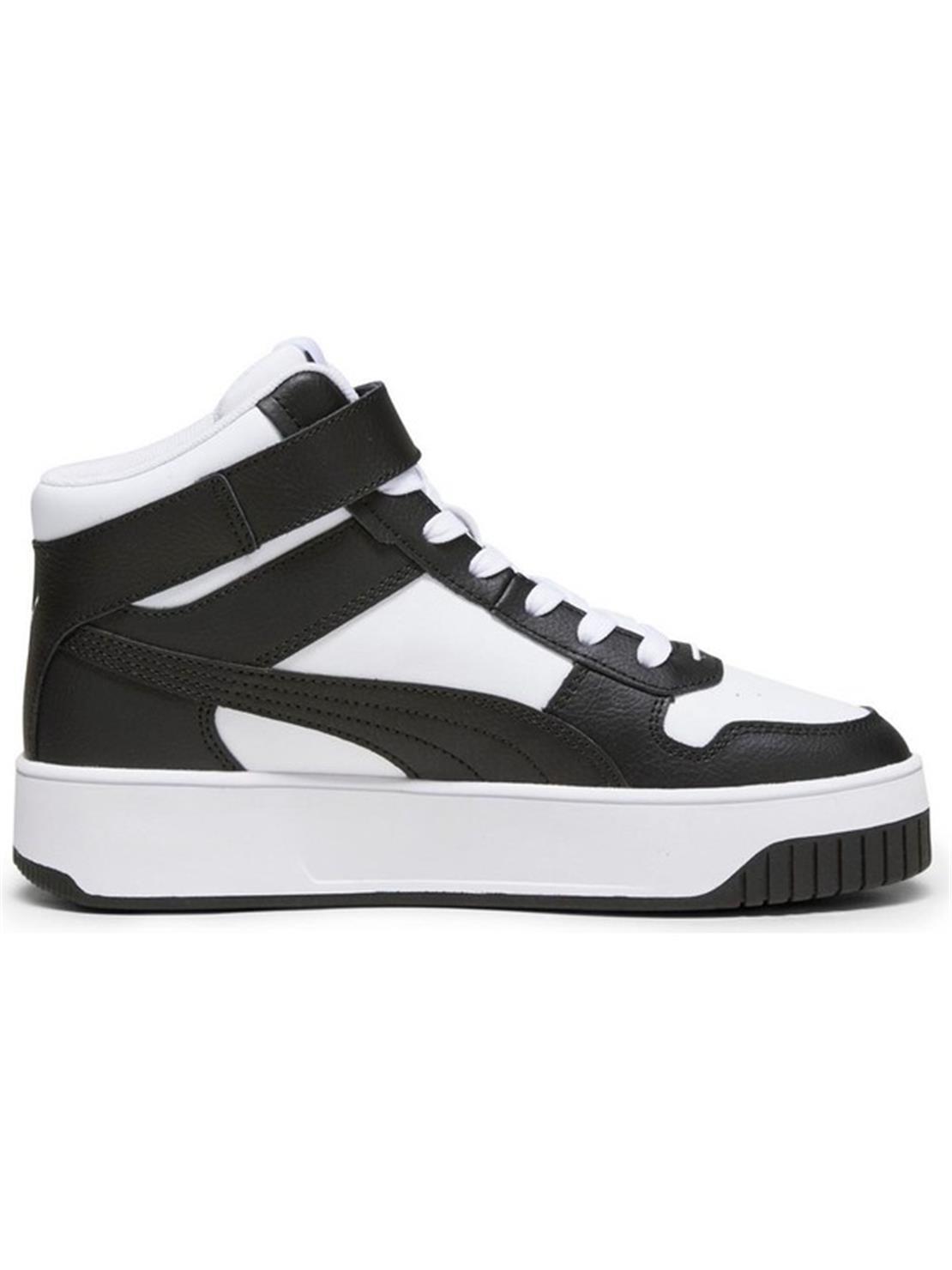 PUMA Carina Street Mid PUMA White-PUMA Black