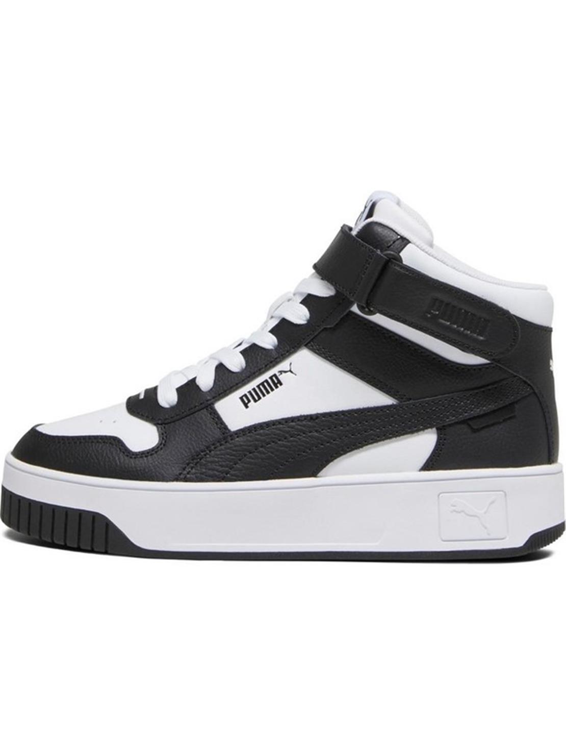 PUMA Carina Street Mid PUMA White-PUMA Black