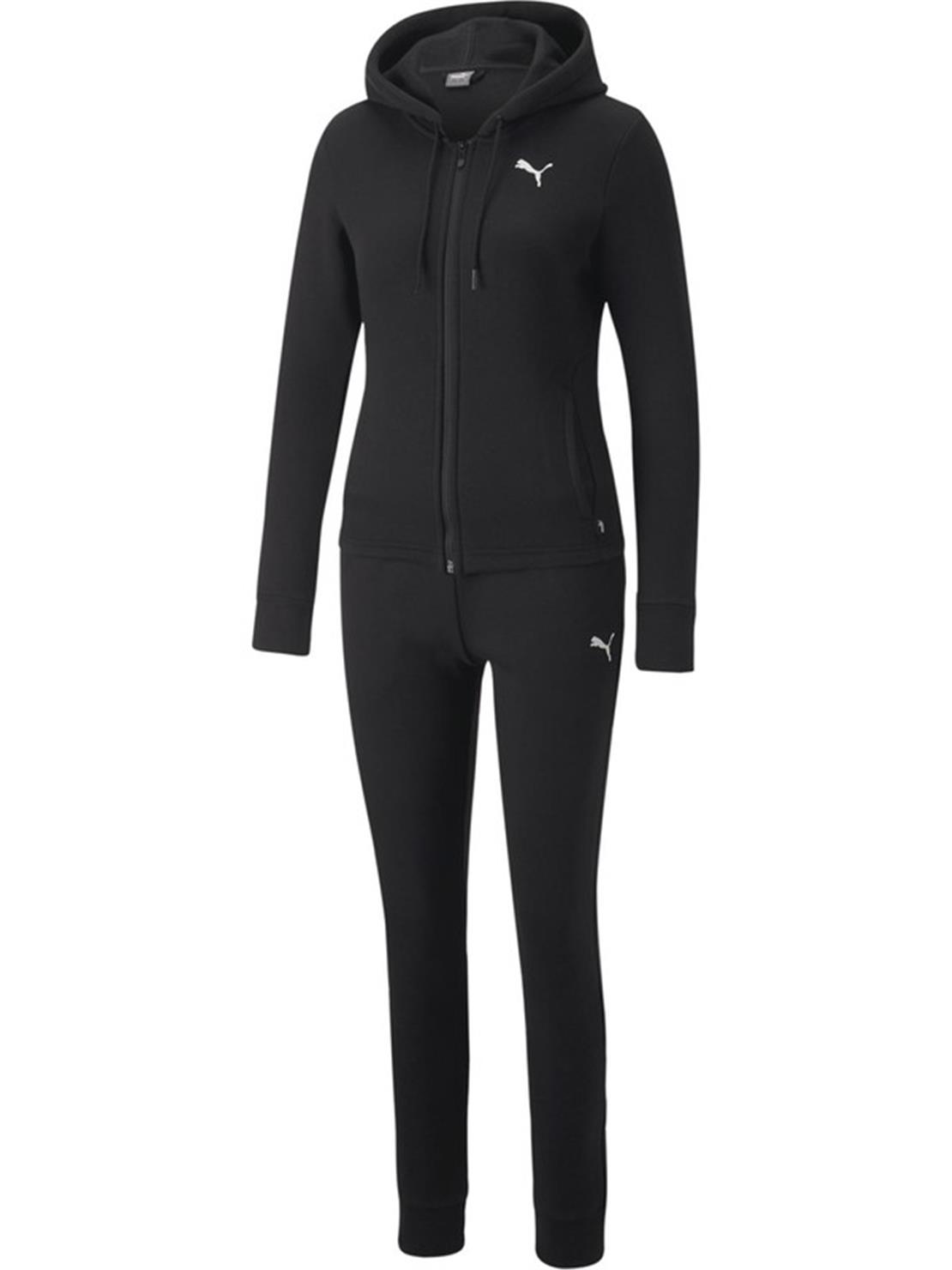 PUMA Classic Hooded Tracksuit FL cl Puma Blac