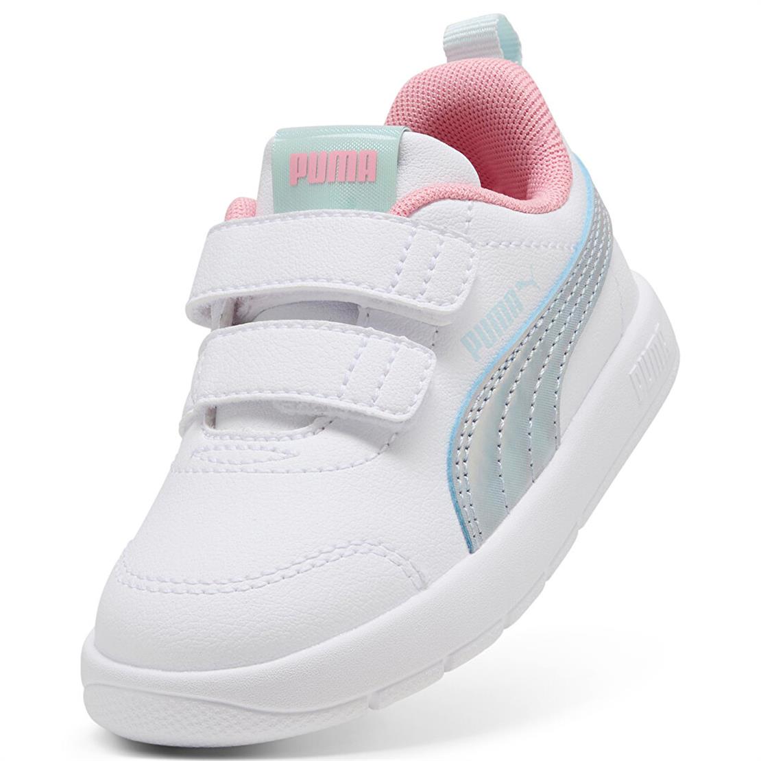 PUMA Courtflex V3 SpaceBelle VInf Günlük Spor Ayakkabısı Modeli ÇOCUK
