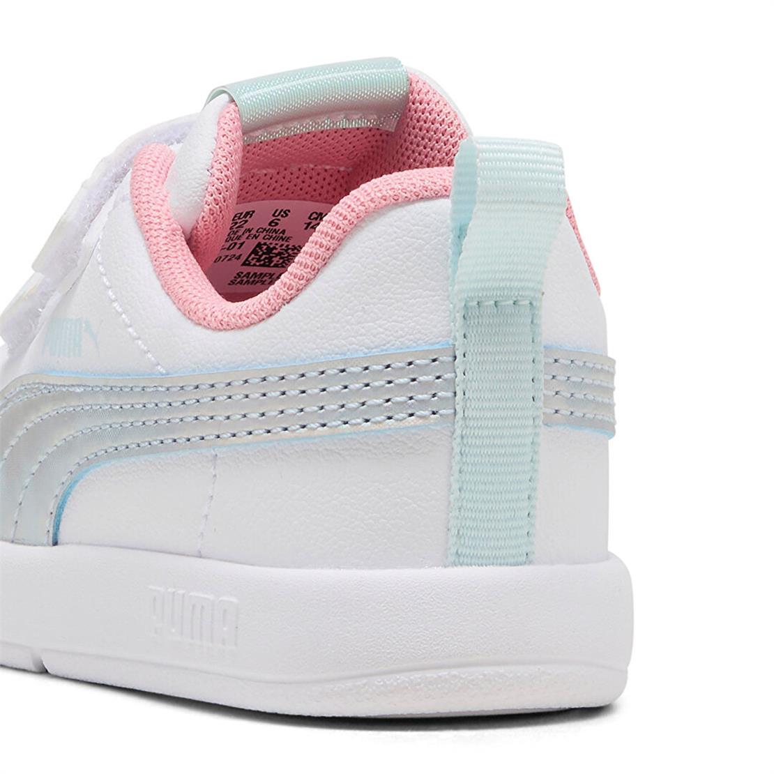 PUMA Courtflex V3 SpaceBelle VInf Günlük Spor Ayakkabısı Modeli ÇOCUK