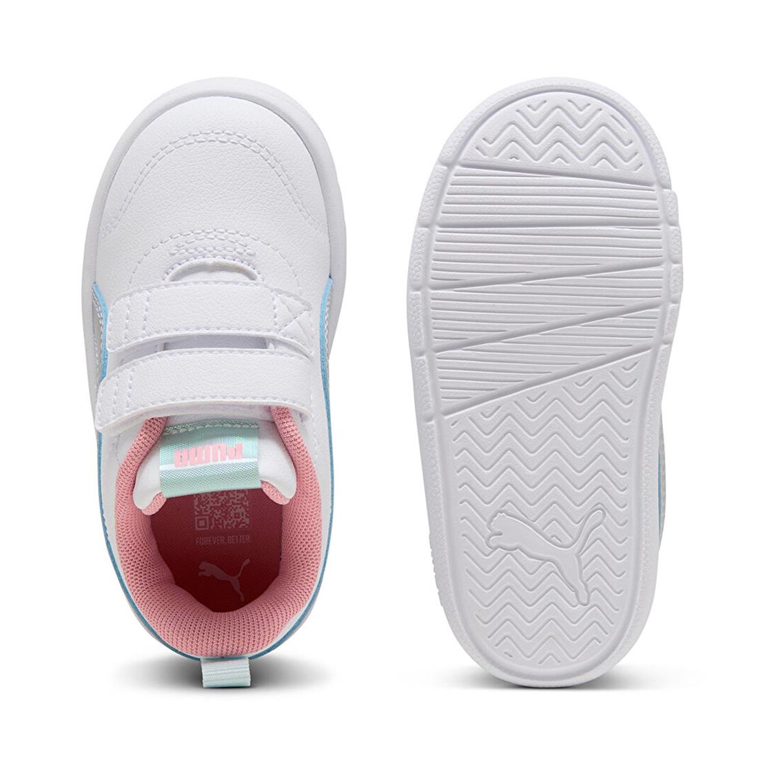 PUMA Courtflex V3 SpaceBelle VInf Günlük Spor Ayakkabısı Modeli ÇOCUK
