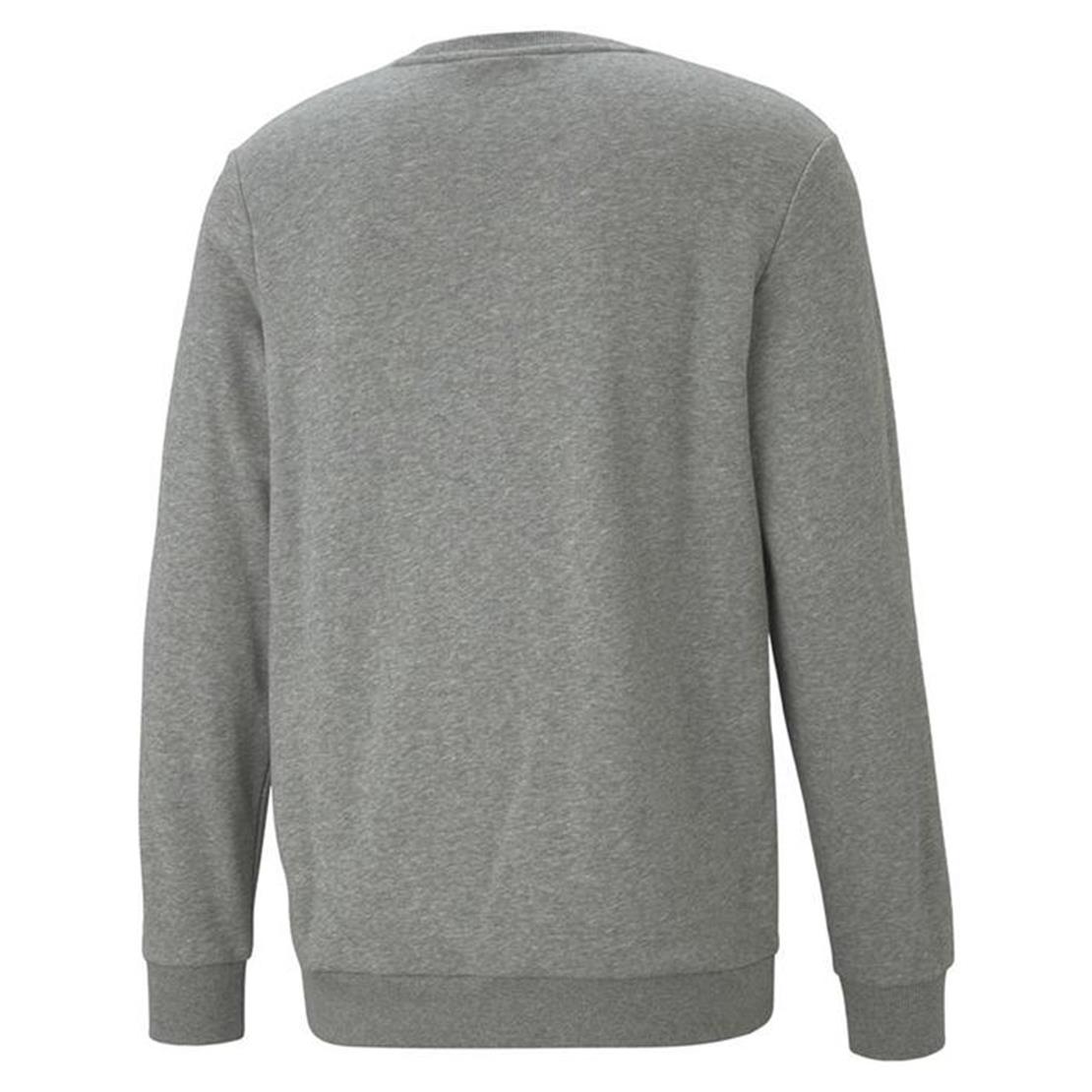PUMA ESS Big Logo Crew TR Medium Gray Heather