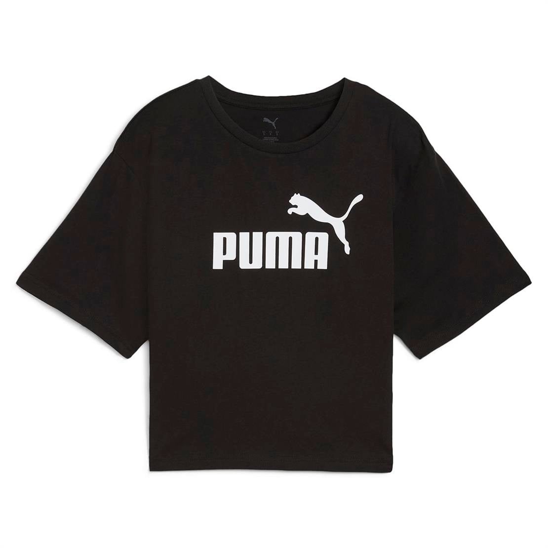 PUMA ESS Cropped No. 1 Logo Tee Tişört Modeli KADIN