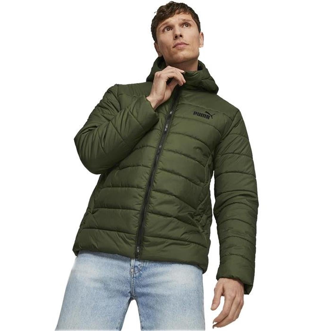 PUMA ESS Hooded Padded Jacket Myrtle Modeli Ceket Mont