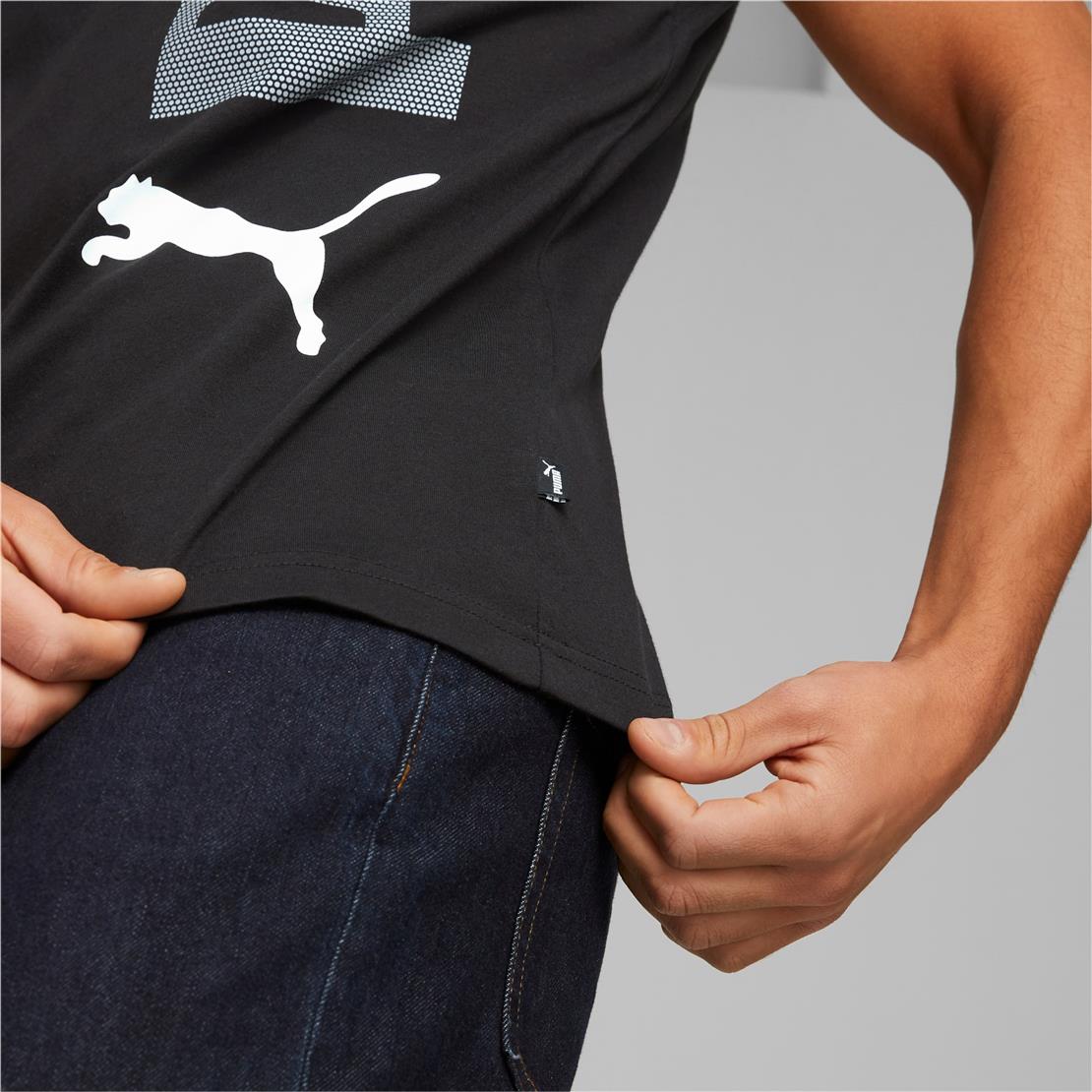 PUMA ESS+ LOGO LAB Tee PUMA Black