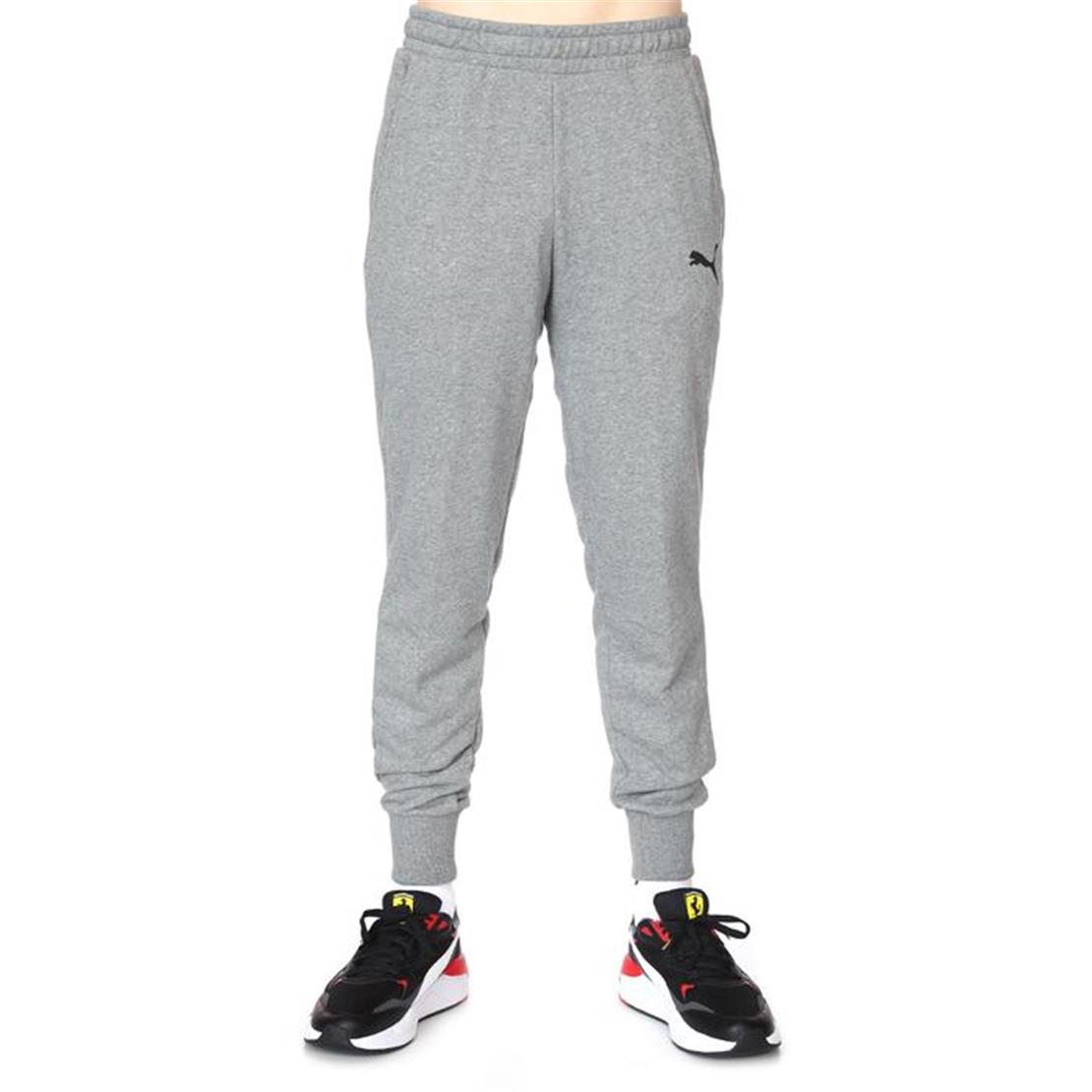 PUMA ESS Logo Pants TR cl Medium Gray Heather