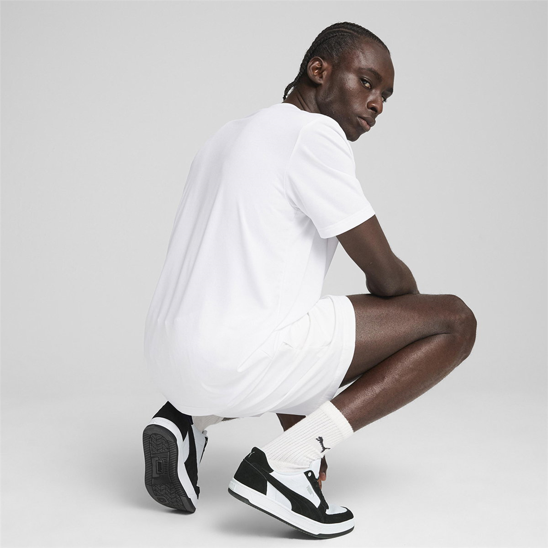 PUMA ESS Small Logo Poly Tee Tişört Modeli ERKEK