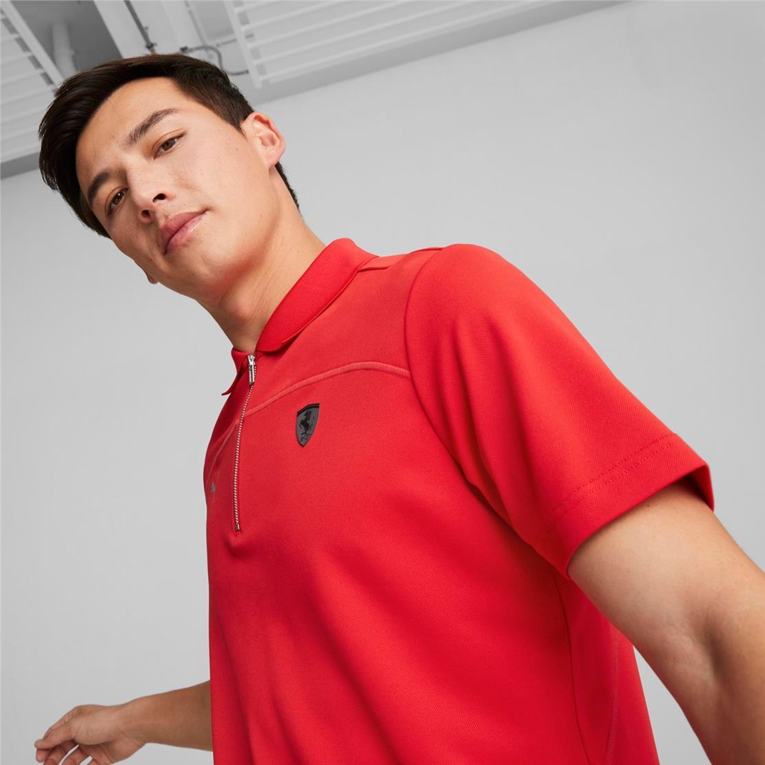 PUMA Ferrari Style Polo Rosso Corsa