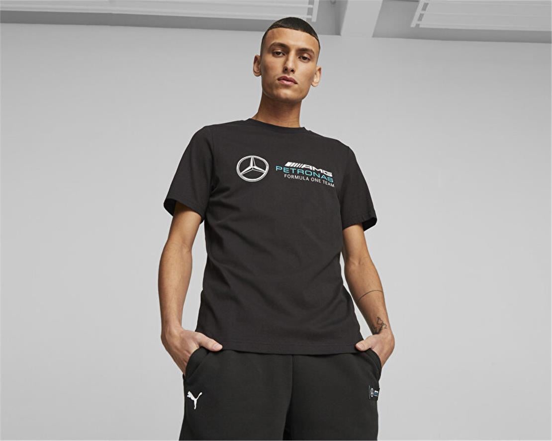 PUMA MAPF1 ESS Logo Tee PUMA Black