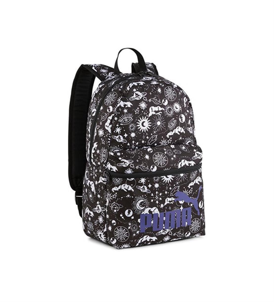 PUMA PUMA Phase AOP Backpack-PUMA Black-Cosmo Print AOP Çanta Cüzdan Modeli Çanta Cüzdan