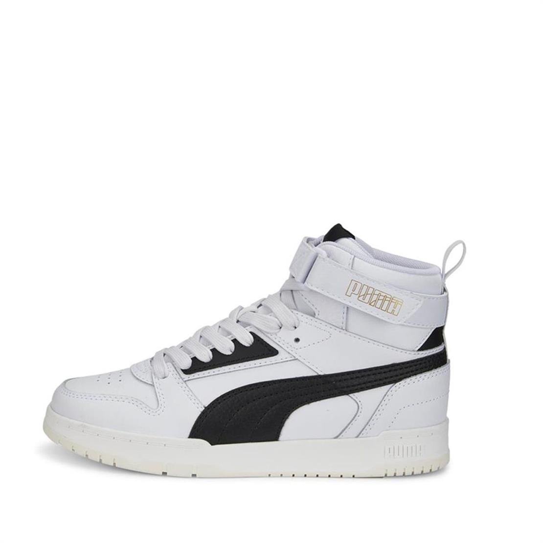 PUMA RBD Game Jr-Puma White-Puma Black-Gold Günlük Spor Modeli Günlük Spor