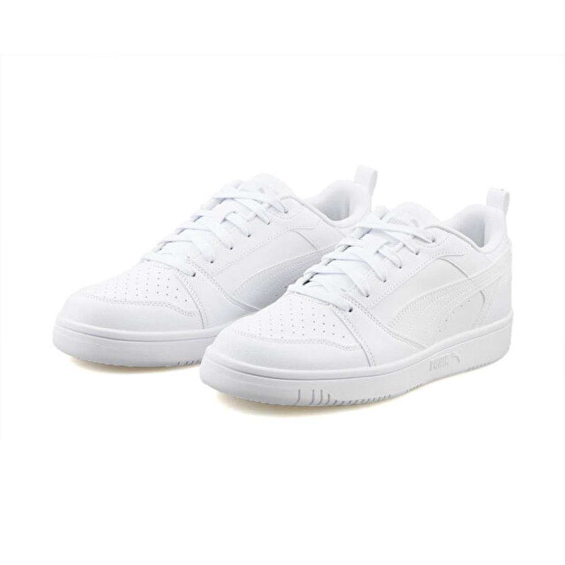 PUMA Rebound v6 Low-PUMA White-Cool Light Gray Günlük Spor Modeli Günlük Spor