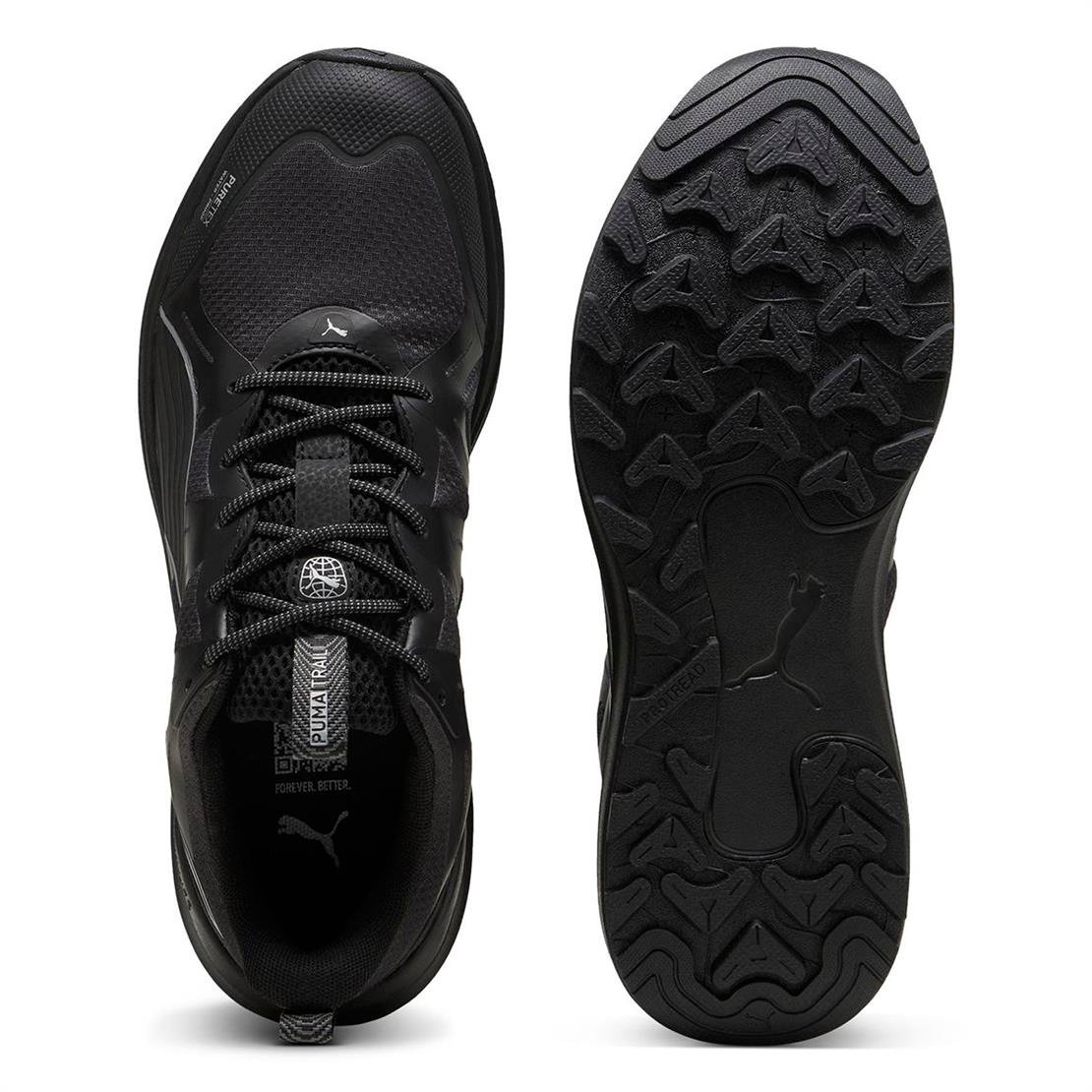 PUMA Reflect Lite Trail PTX-PUMA Black-PUMA Silver-Cool Dark Gray Koşu Ayakkabısı Modeli 