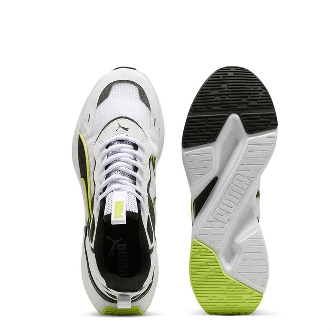 PUMA Softride Sway-White-Black-Lime Pow Koşu Modeli Koşu