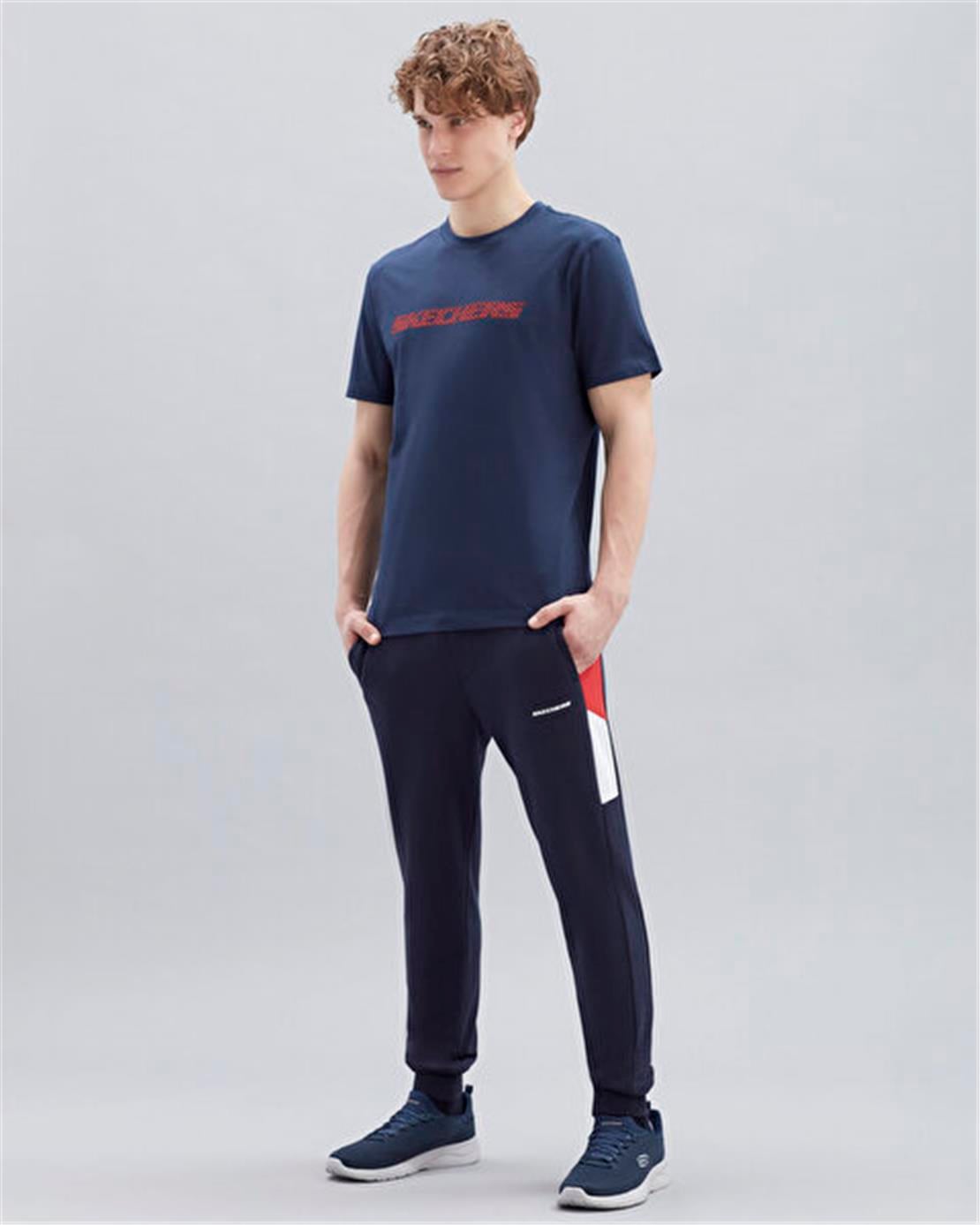 SKECHERS M Graphic Tee Big Logo T-Shirt