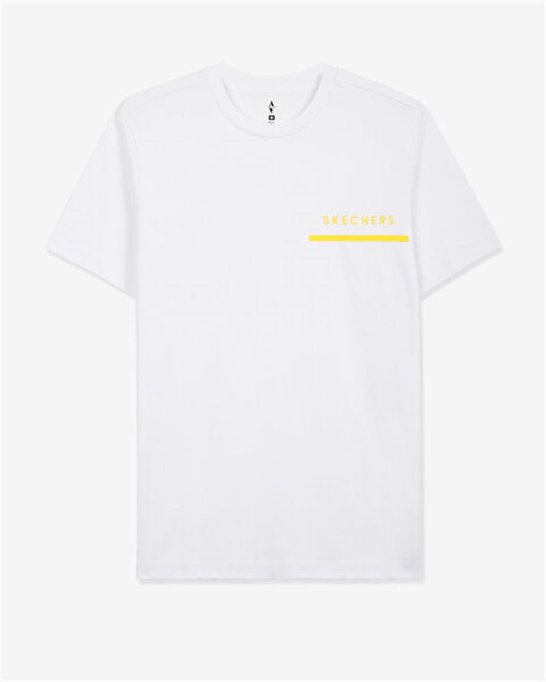 SKECHERS M Graphic Tee Chest Printed Pique T-Shirt