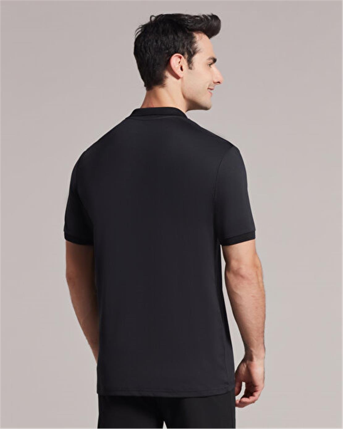 SKECHERS M Performance Coll. Zip Detailed Short Sleeve Polo
