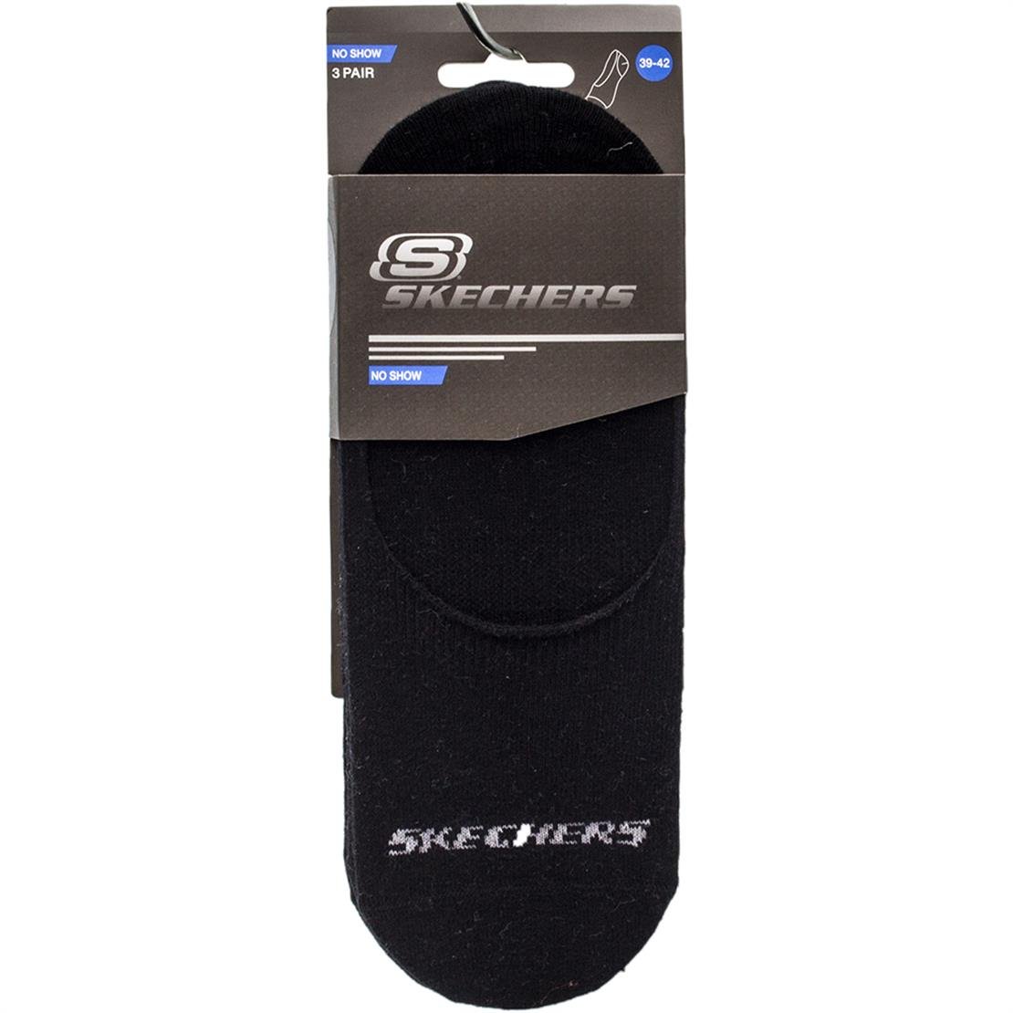 SKECHERS U SKX No Show Socks 3 Pack
