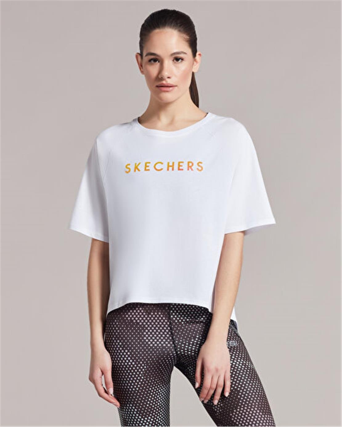 SKECHERS W Graphic Tee Crew Neck T-Shirt