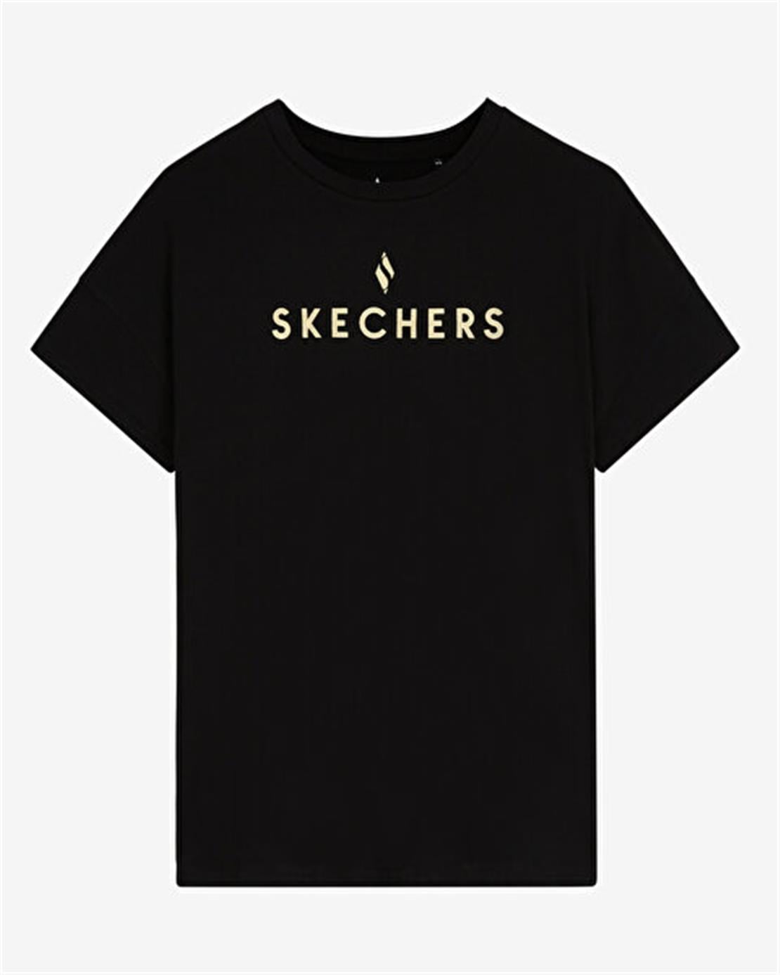 SKECHERS W Graphic Tee Crew Neck T-Shirt