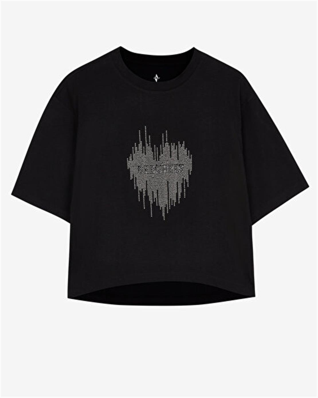 SKECHERS W Graphic Tee Shiny Logo T-Shirt